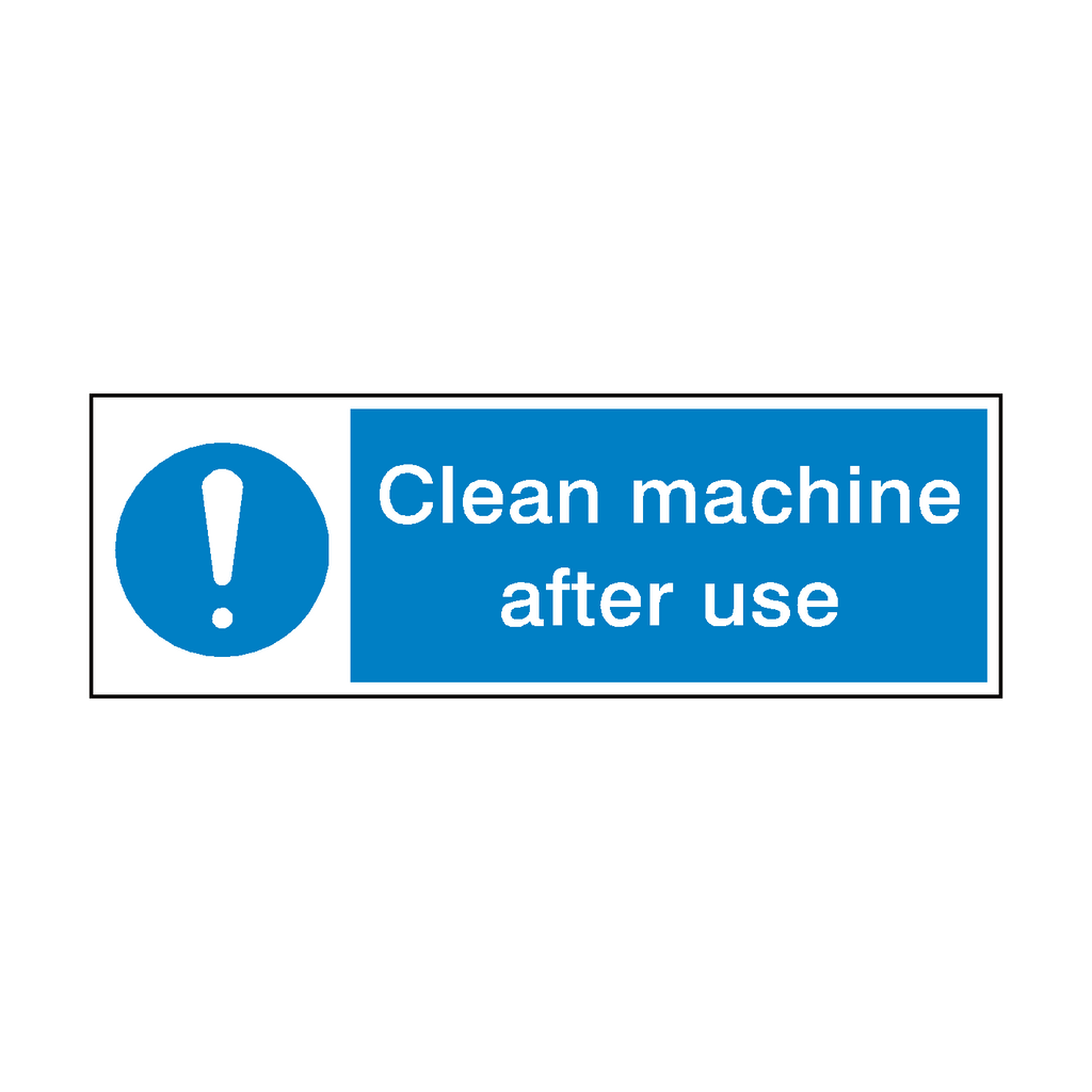 Clean Device Stickers Clean Machine After Use Hygiene Sticker
