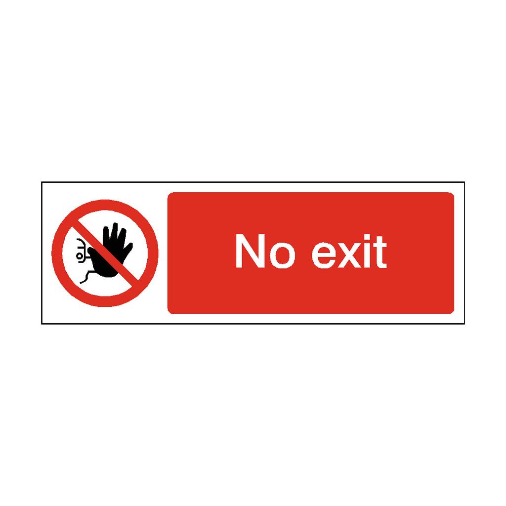 No Exit Label