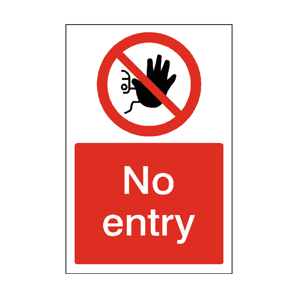No Entry Sign