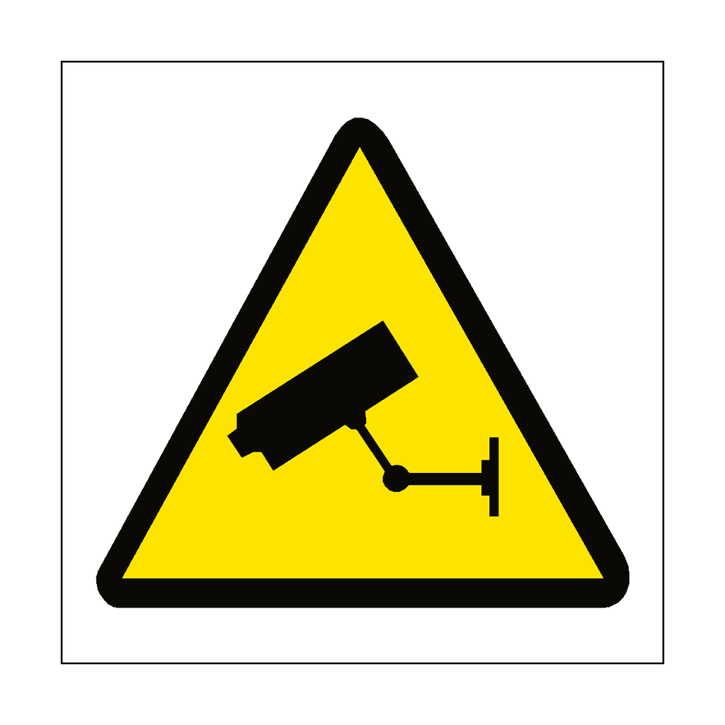 Standard Cctv Sign CCTV Symbol Sign