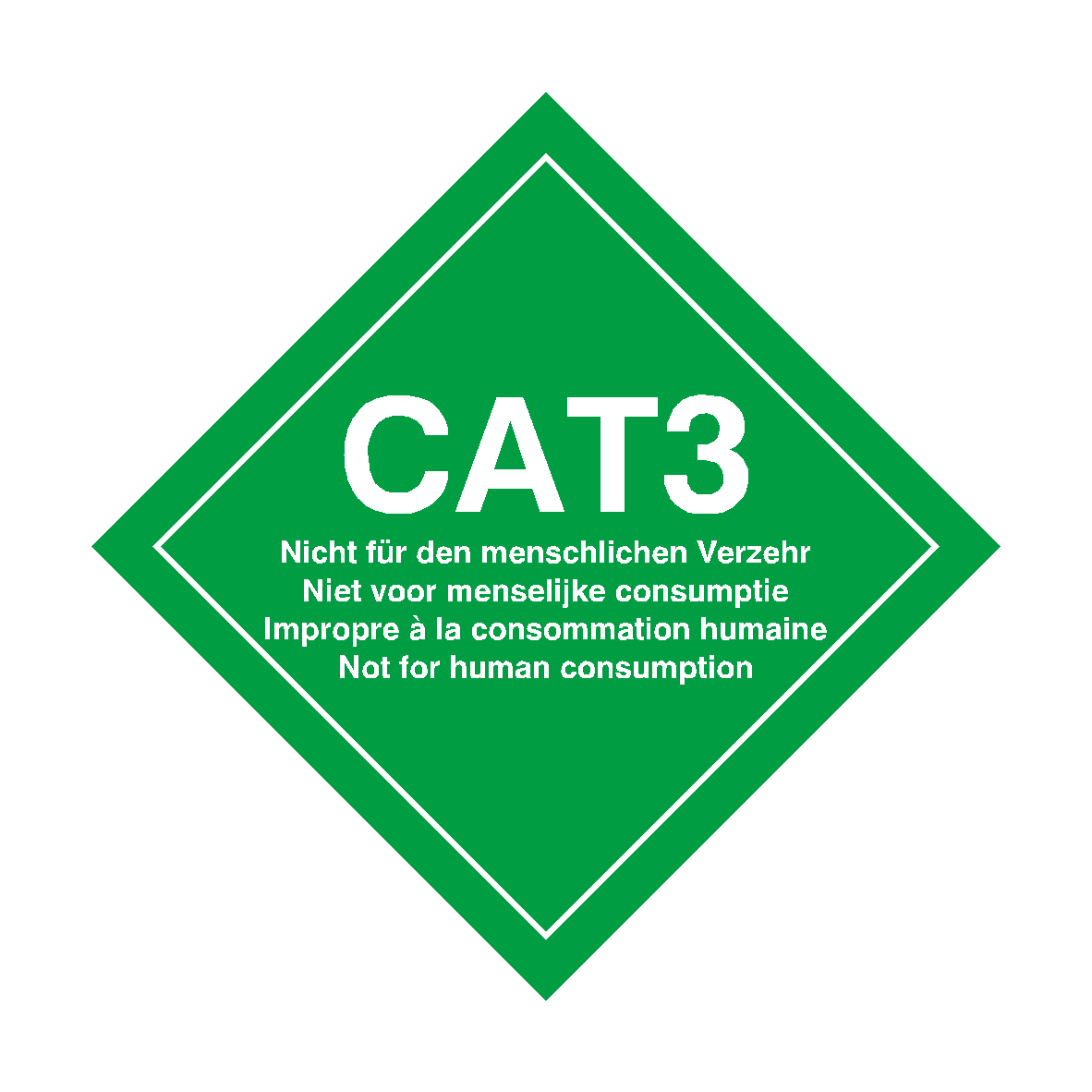 CAT3 Animal By-Product Vehicle Sticker