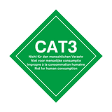 CAT3 Animal By-Product Vehicle Sticker | Safety-Label.co.uk