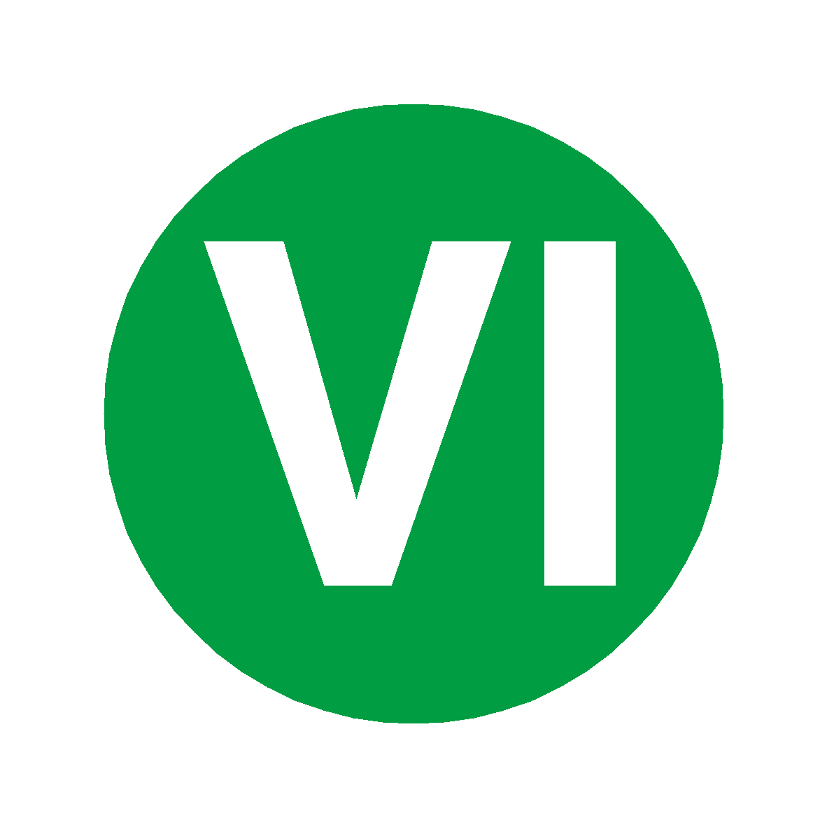 Euro 6 VI Green Truck Sign | Safety-Label.co.uk