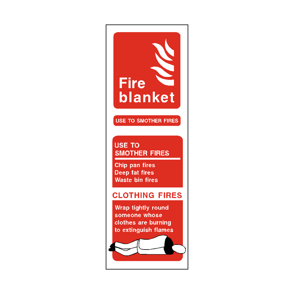 Fire Blanket Fire Extinguisher Sign | Safety-Label.co.uk