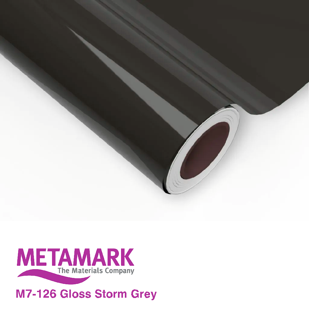 610mm Metamark M7-126 Storm Grey Gloss Vinyl | Safety-Label.co.uk