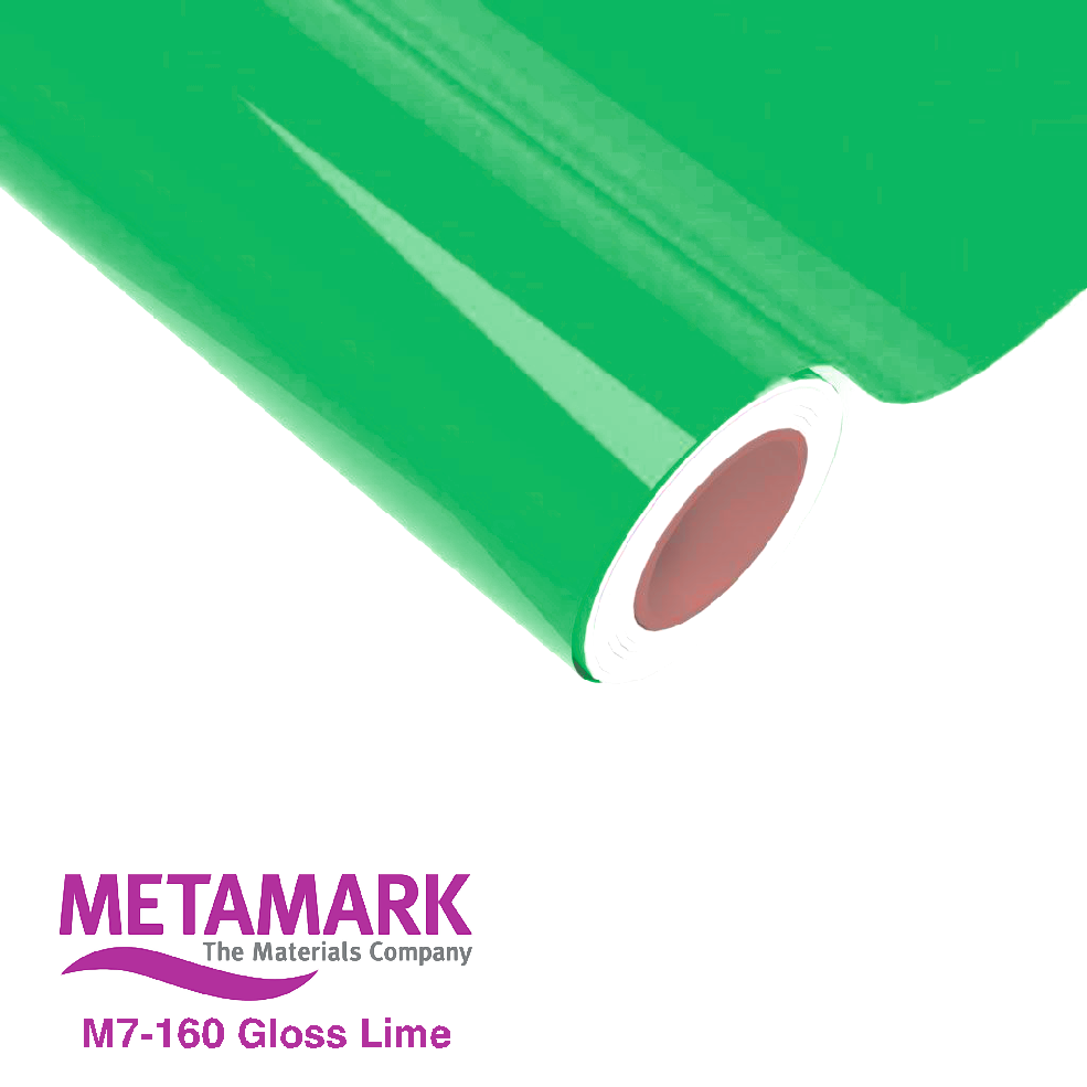 1220mm Metamark M7-160 Lime Gloss Vinyl | Safety-Label.co.uk