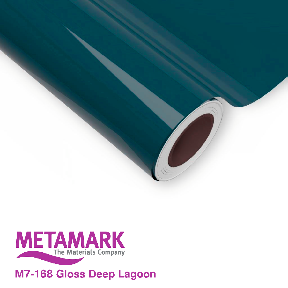 1220mm Metamark M7-168 Deep Lagoon Gloss Vinyl | Safety-Label.co.uk