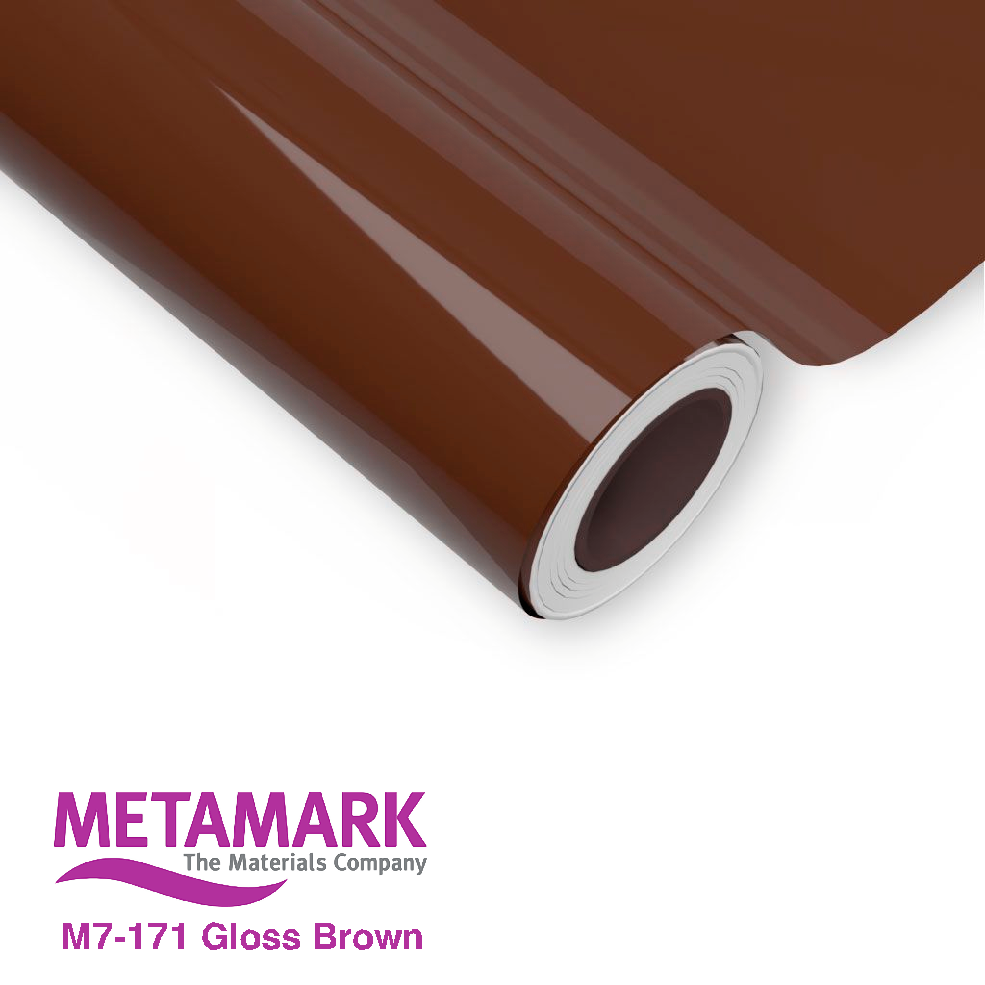 610mm Metamark M7-171 Brown Gloss Vinyl | Safety-Label.co.uk