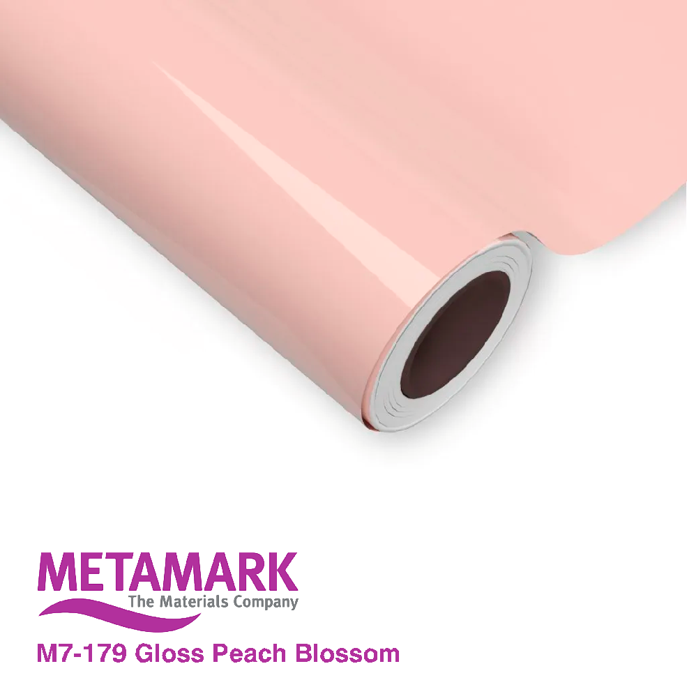 1220mm Metamark M7-179 Peach Blossom Gloss Vinyl | Safety-Label.co.uk