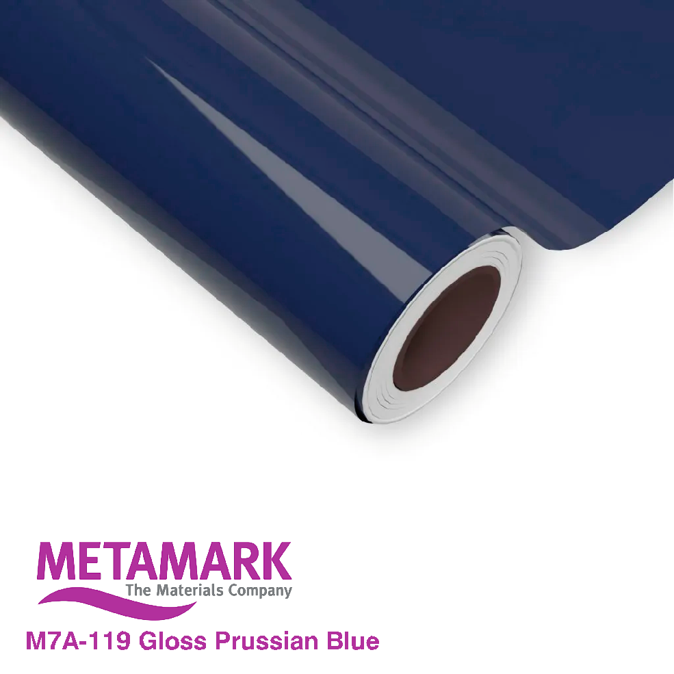 1220mm Metamark M7A-119 Metascape Prussian Blue Gloss Vinyl | Safety-Label.co.uk