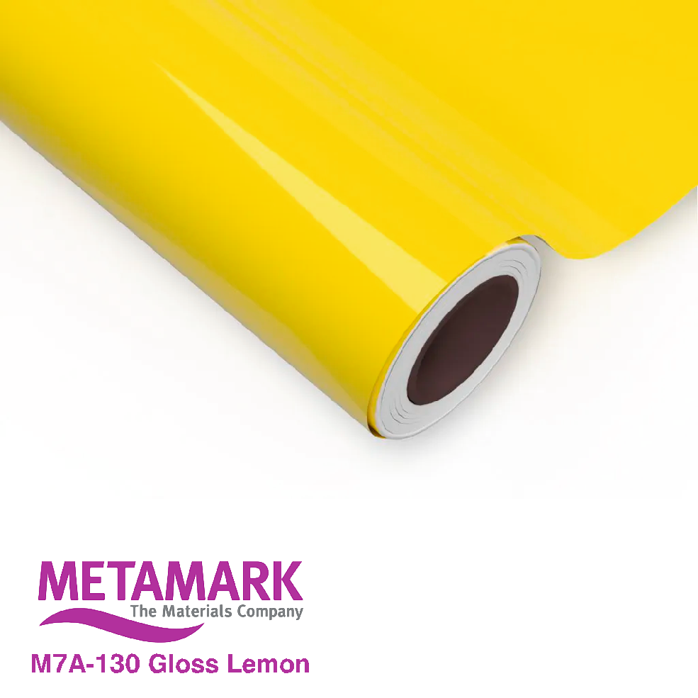 1220mm Metamark M7A-130 Metascape Lemon Gloss Vinyl | Safety-Label.co.uk