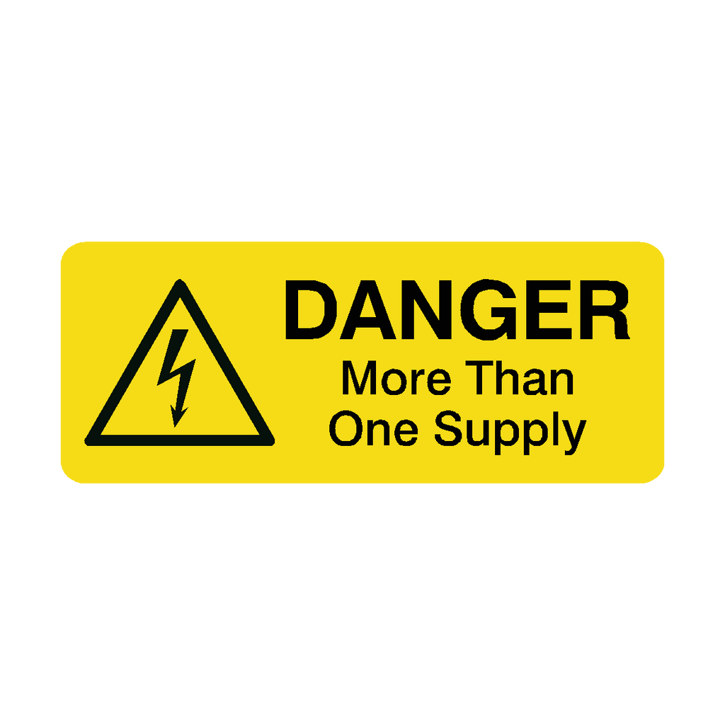 More Than One Supply Labels Mini | Safety-Label.co.uk