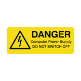 Do Not Switch Off Labels Mini | Safety-Label.co.uk