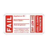 PAT Test Fail Label