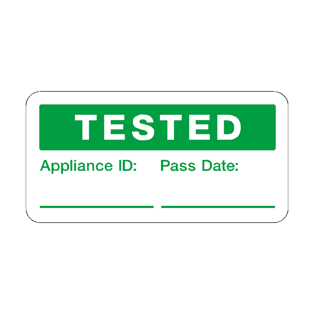 Tested Label | Safety-Label.co.uk