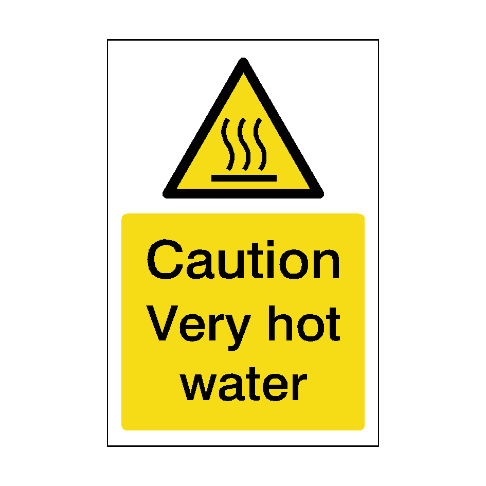 Very Hot Water Sticker