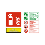 Wet Chemical Extinguisher Sticker | Safety-Label.co.uk