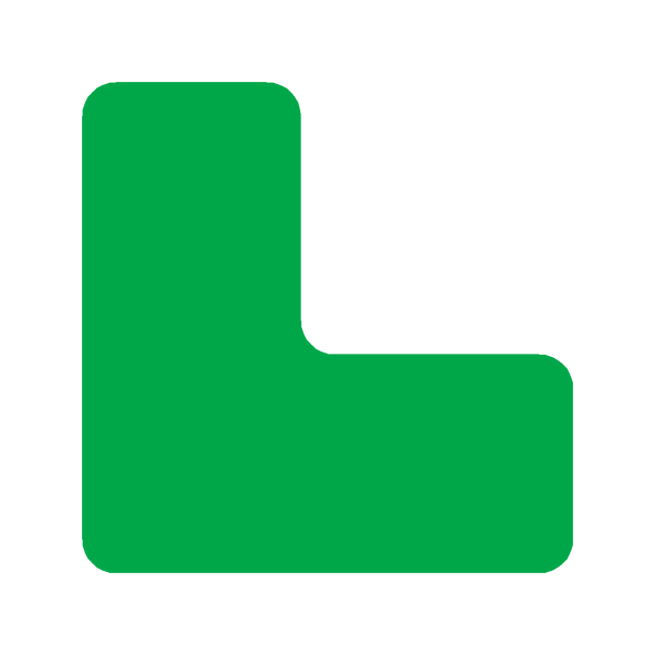 Locator Sticker Corner Pallet Locator Floor Marker Sticker | Safety-Label.co.uk