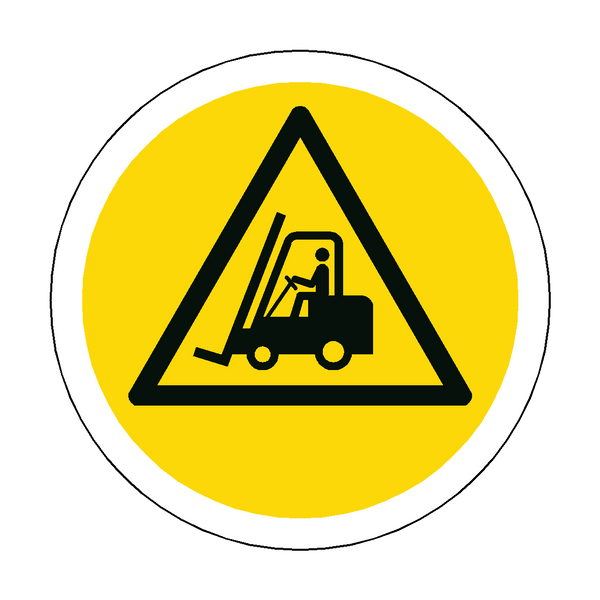 Forklift Truck Floor Marker Sticker | Safety-Label.co.uk
