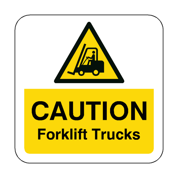 Forklift Truck Floor Graphics Sticker | Safety-Label.co.uk