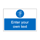 Wear Safety Harness Custom Safety Sticker | Safety-Label.co.uk