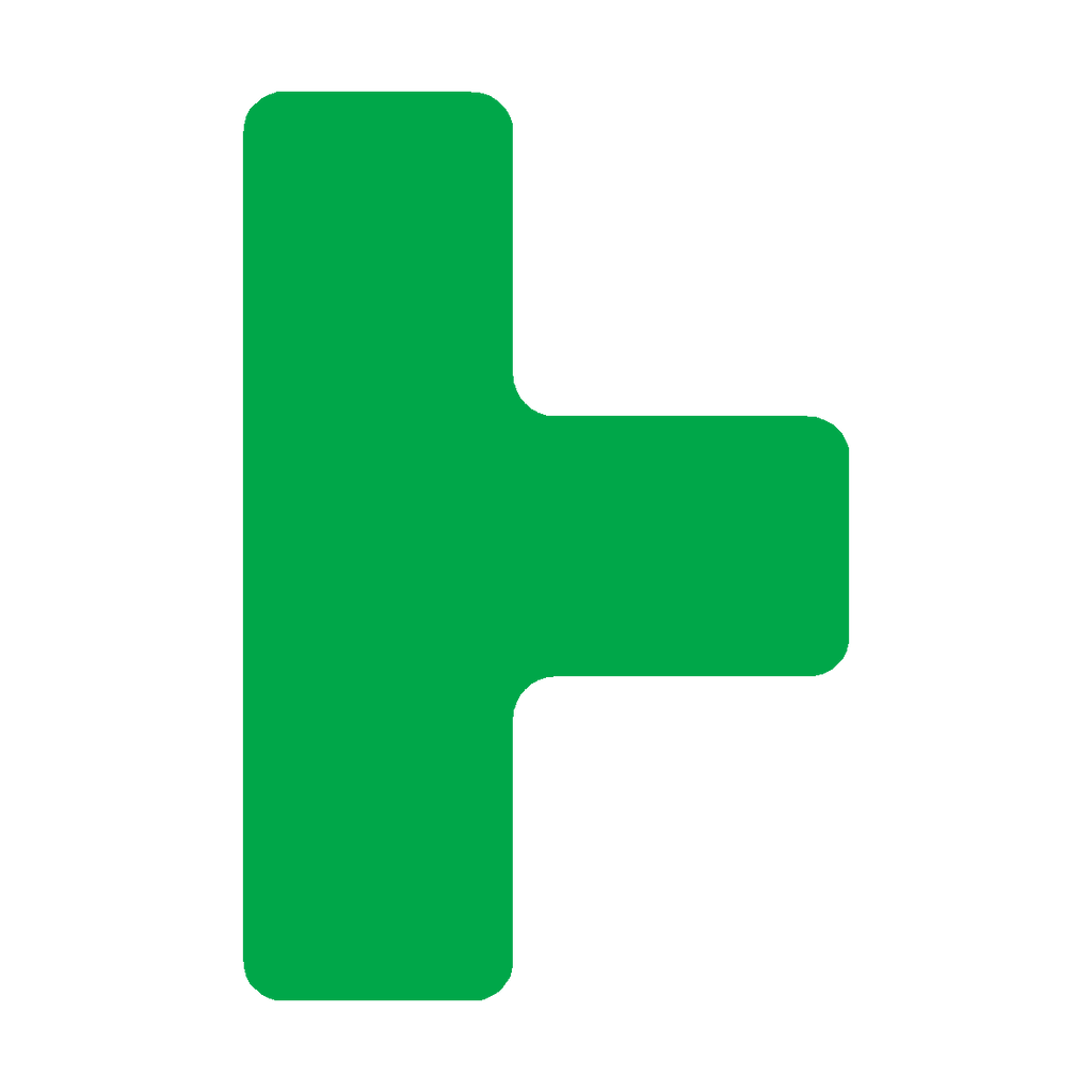 Edge Pallet Locator Floor Marker Sticker | Safety-Label.co.uk