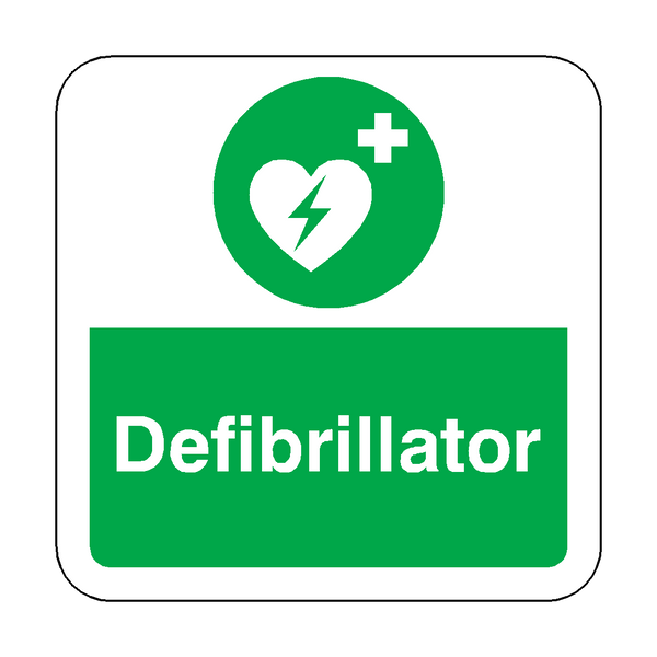 Defibrillator Floor Graphics Sticker | Safety-Label.co.uk