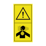 Warning Risk Of Asphyxiation Sticker | Safety-Label.co.uk