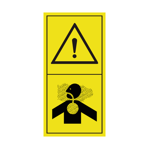 Warning Risk Of Asphyxiation Sticker | Safety-Label.co.uk
