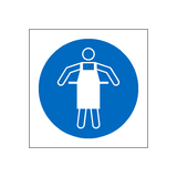 Use Protective Apron Symbol Label | Safety-Label.co.uk
