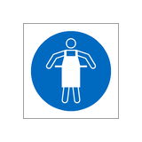 Use Protective Apron Symbol Label | Safety-Label.co.uk