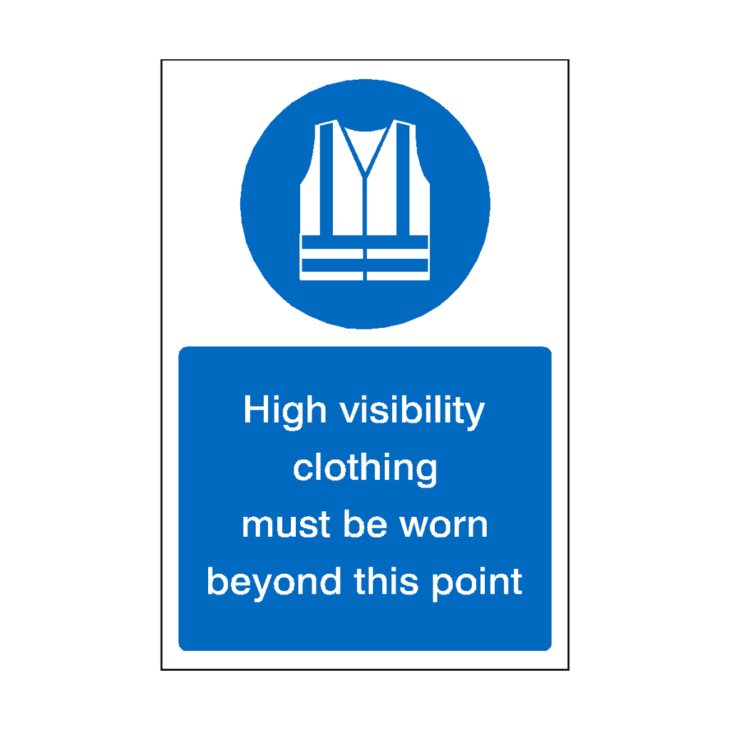 High Visibility Sticker