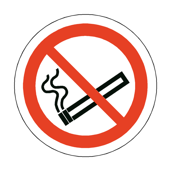 No Smoking Floor Marker Sticker | Safety-Label.co.uk