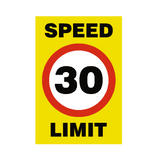 30 Mph Speed Limit Sign | Safety-Label.co.uk