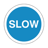 SLOW Floor Marker Sticker | Safety-Label.co.uk