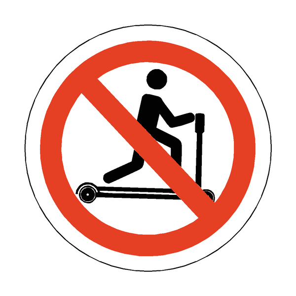 No Riding On Pump Trucks Floor Marker Sticker | Safety-Label.co.uk