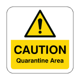 Quarantine Area Floor Graphics Sticker | Safety-Label.co.uk