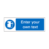 Wear Welding Mask Custom Sticker | Safety-Label.co.uk