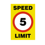 5 Mph Speed Limit Sign | Safety-Label.co.uk