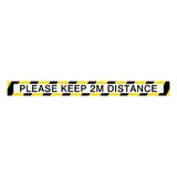 Please Keep 2M Distance Floor Marking Strip | Safety-Label.co.uk