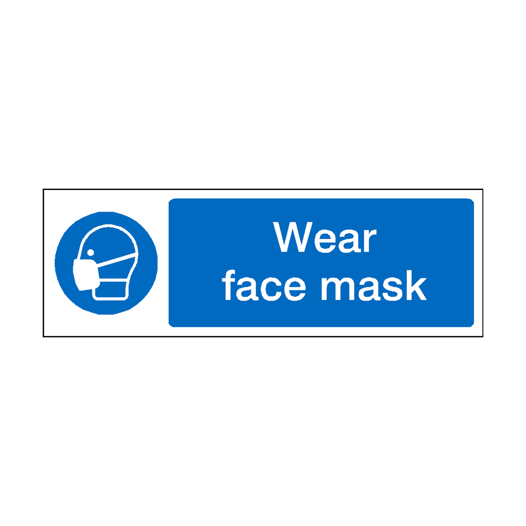 Medical Mask Label Wear Face Mask Label