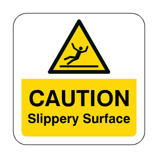Slippery Surface Floor Graphics Sticker | Safety-Label.co.uk