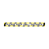 Please Keep 1M Plus Distance Floor Marking Strip | Safety-Label.co.uk