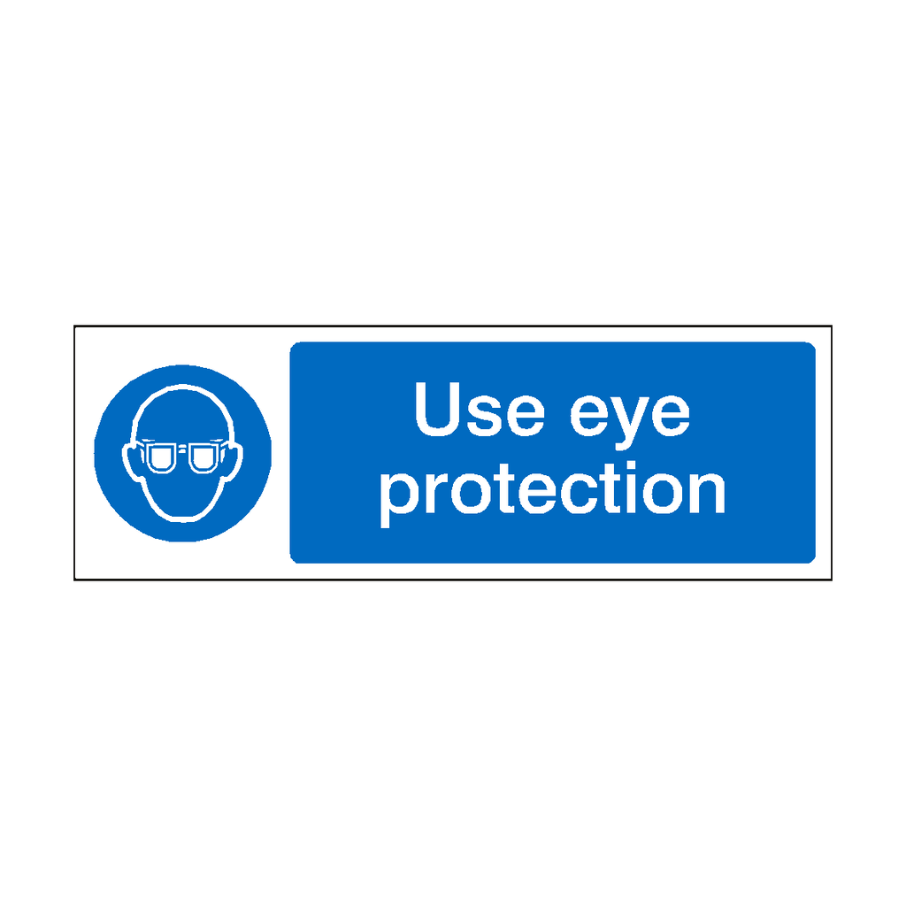 Use Eye Protection Label | Safety-Label.co.uk