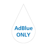 AdBlue Only HGV Sticker | Safety-Label.co.uk