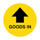 Goods In Arrow Floor Sticker | Safety-Label.co.uk