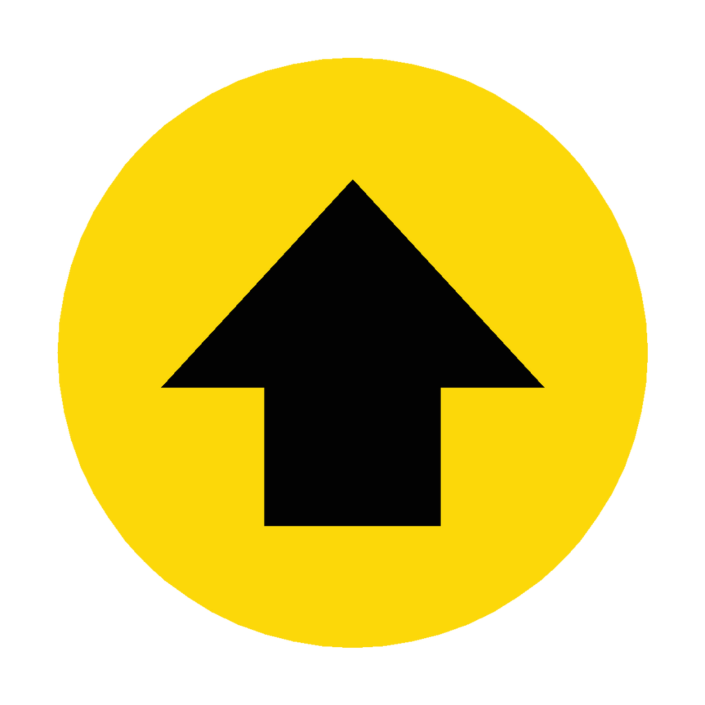 Arrow Direction Floor Sticker