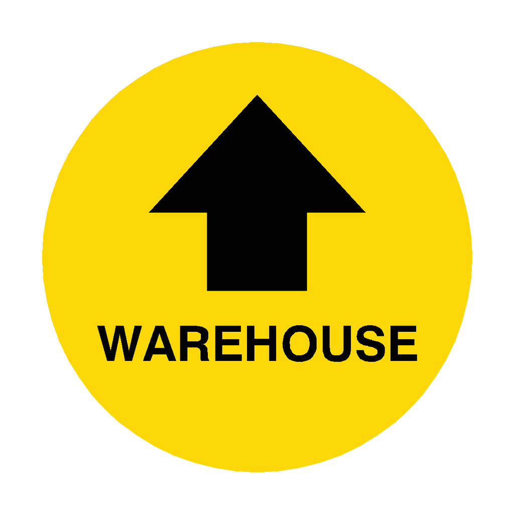 Warehouse Arrow Floor Sticker | Safety-Label.co.uk