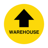 Warehouse Arrow Floor Sticker | Safety-Label.co.uk