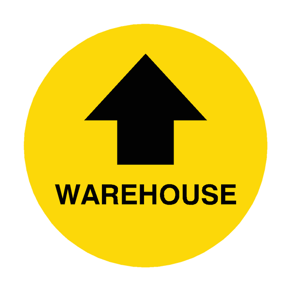 Warehouse Arrow Floor Sticker | Safety-Label.co.uk